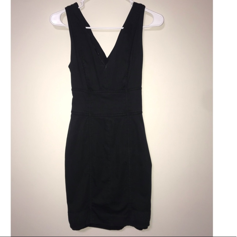A bebe v-neck dress